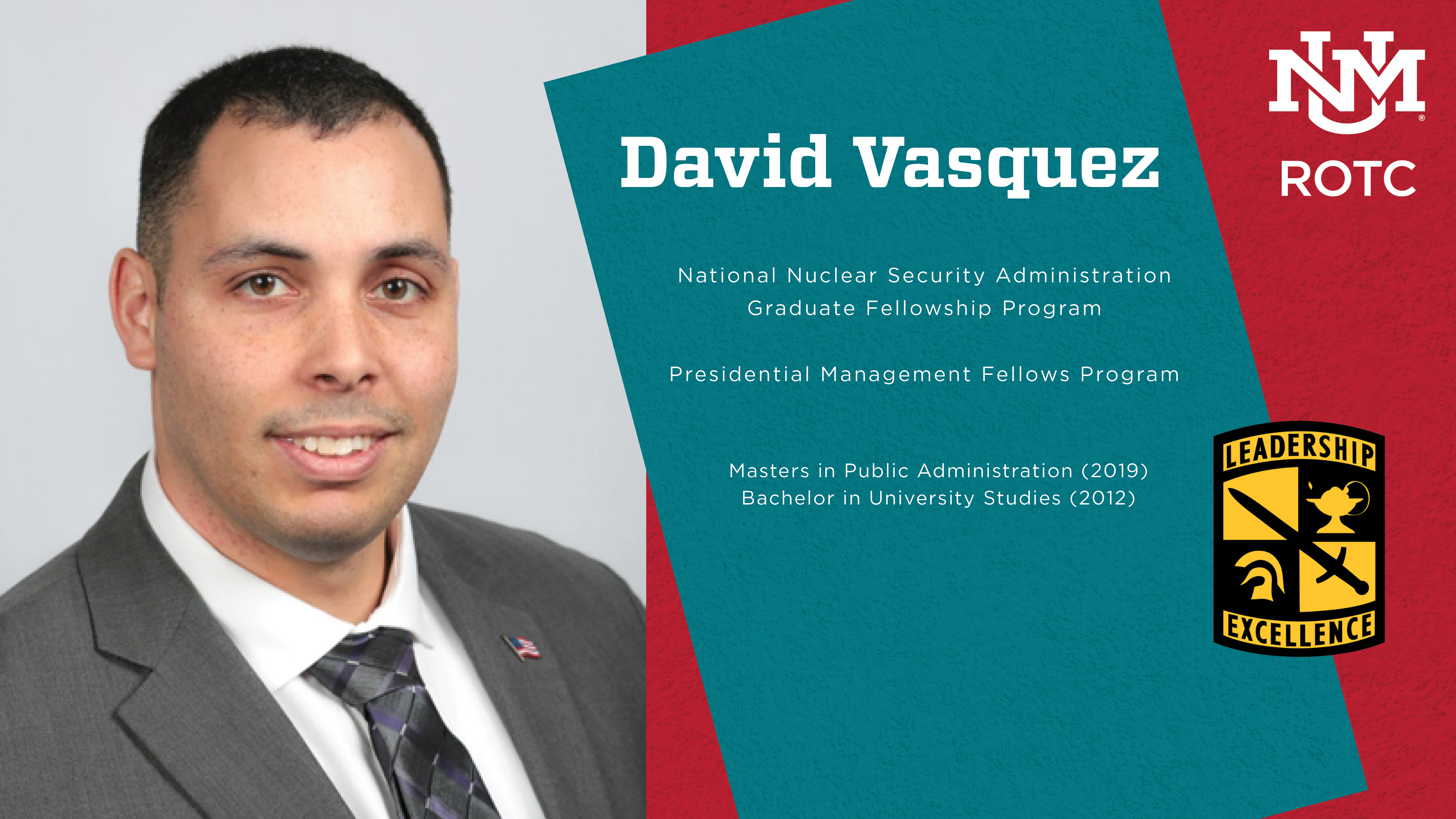 NNSA and PMF Fellowships | David Vazquez